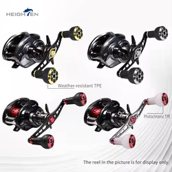 HEIGHTEN Pomo antideslizante para carrete baitcasting con cambio de color