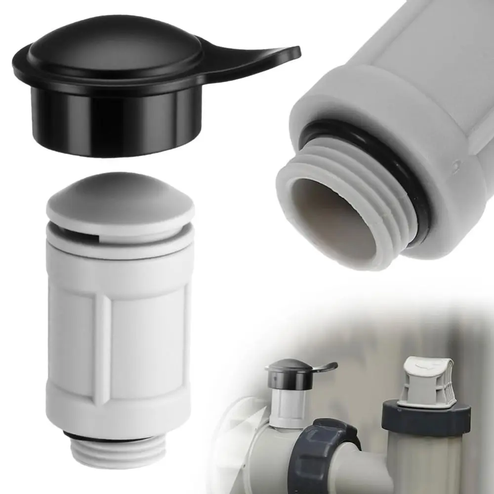 Válvula de aire ABS resistente para piscina con cubierta de inyector - imagen 3