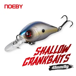 NOEBY Wobler Shallow Crankbait flotante – duro para trucha