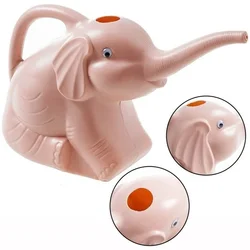 Regadera de plástico con forma de elefante para jardín y riego exterior