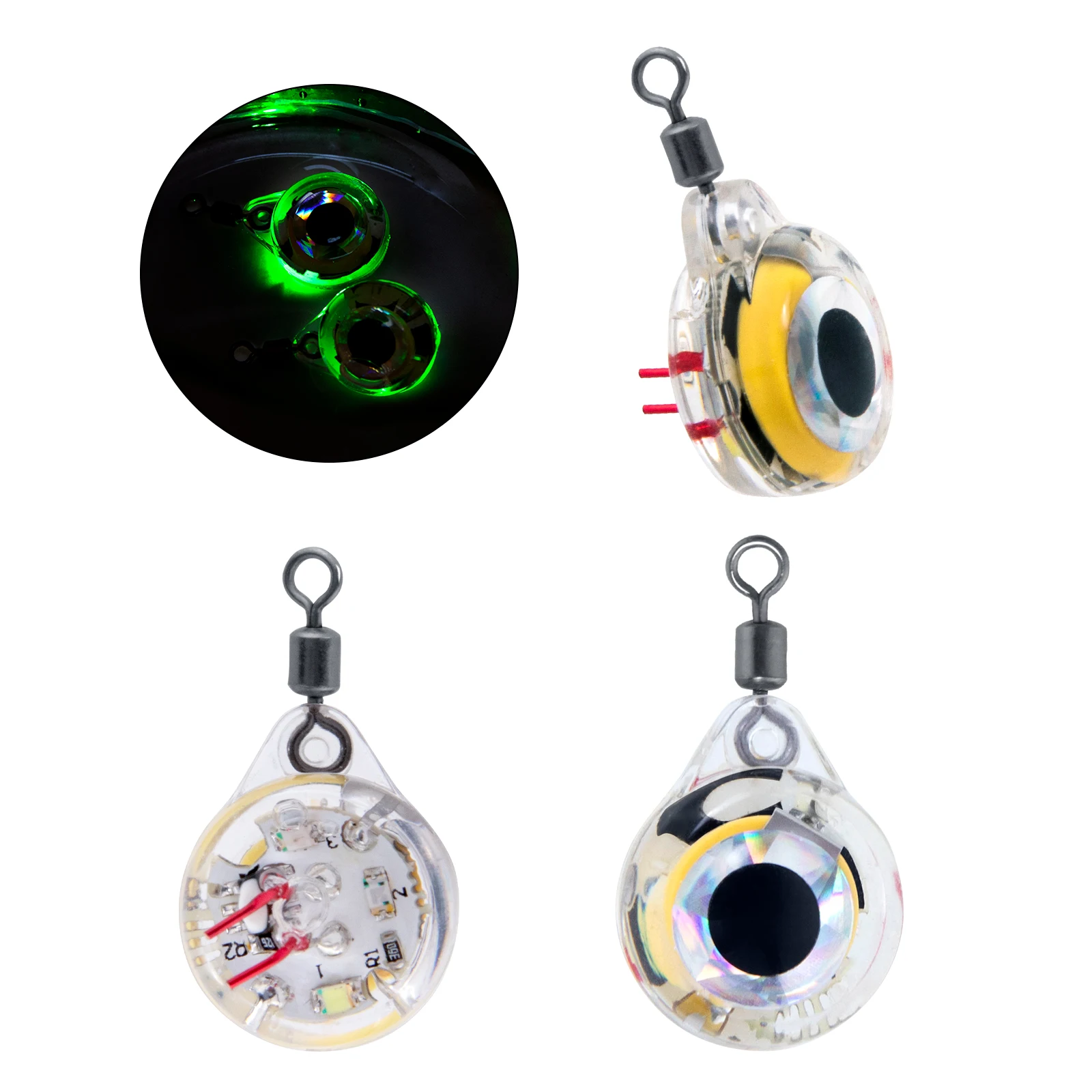 Mini señuelos LED con forma de ojo