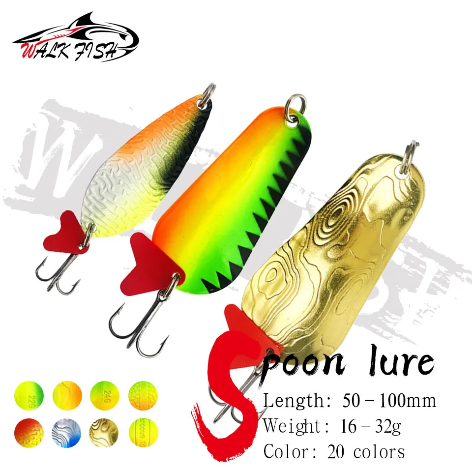 Walk Fish Spinner de trucha - Cuchara giratoria con lentejuelas 16-28 g - imagen 2