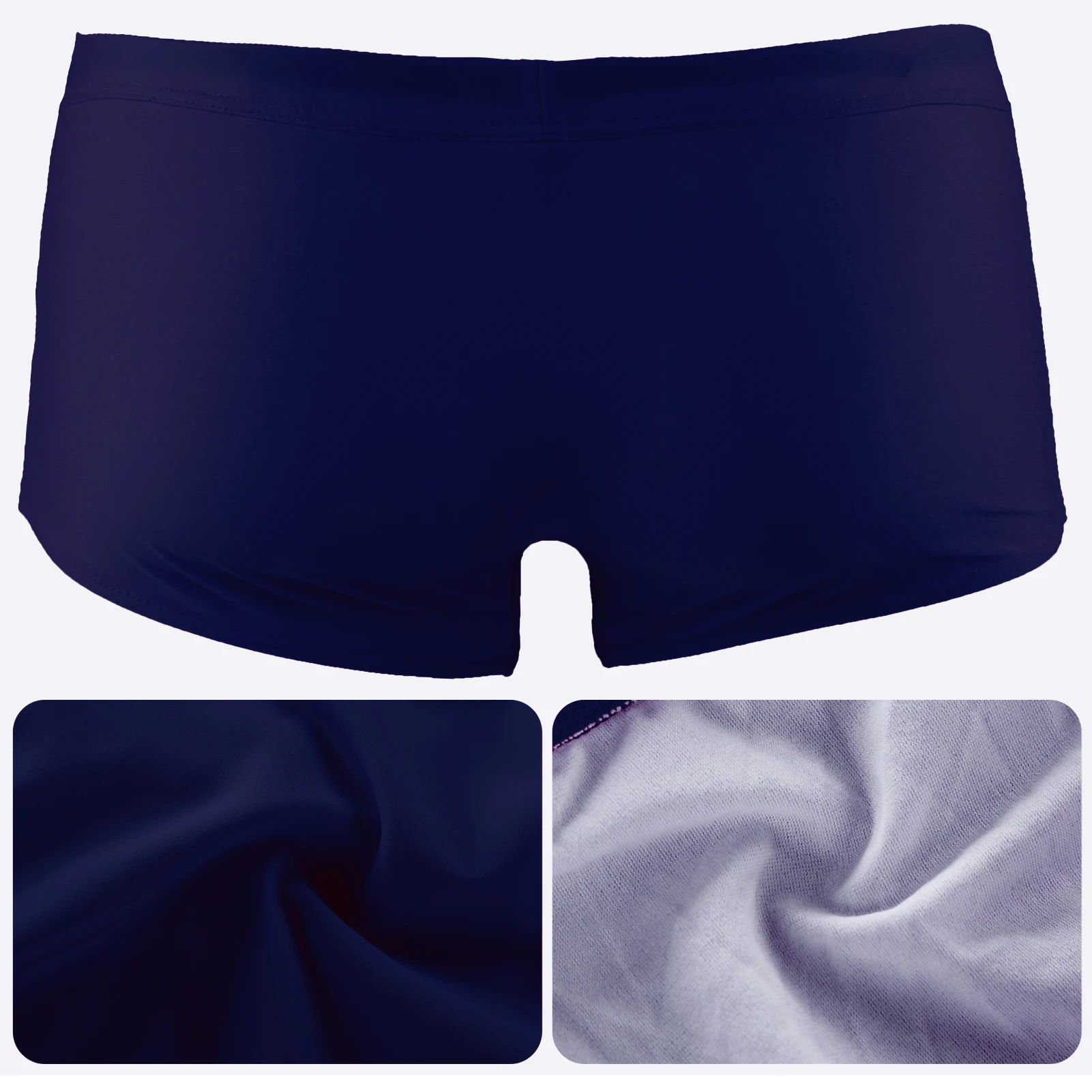 Bañador estilo boxer en la playa