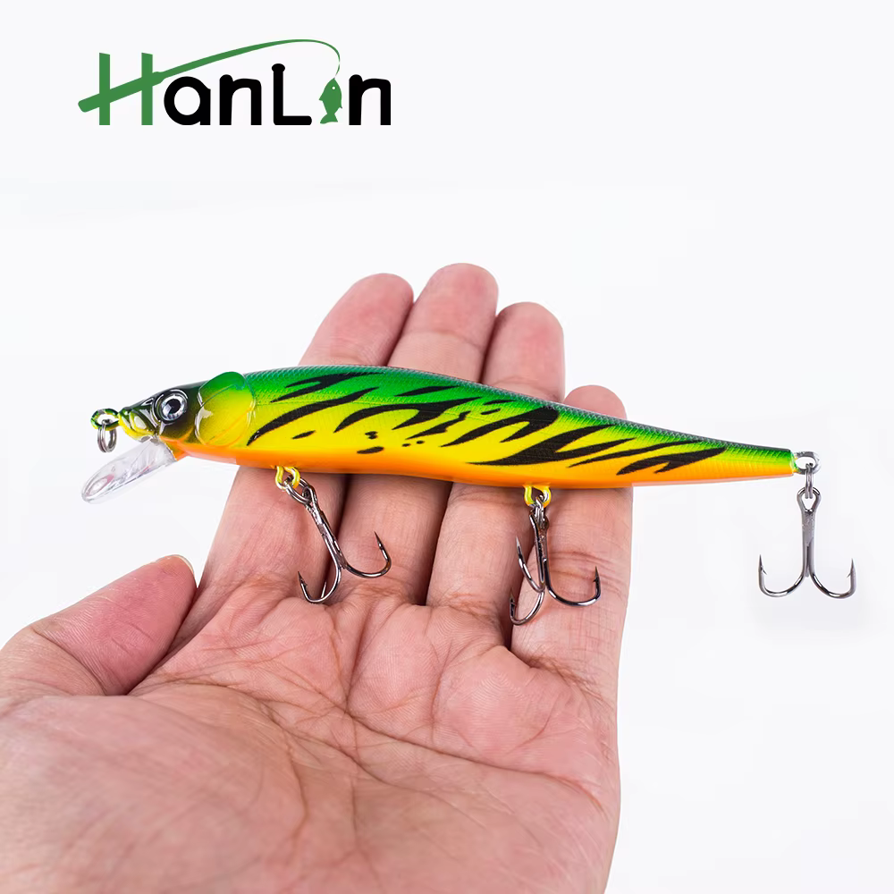 Hanlin Swimbait Flotante Lápiz – Señuelo Realista para Lubina y Lucio - imagen 2
