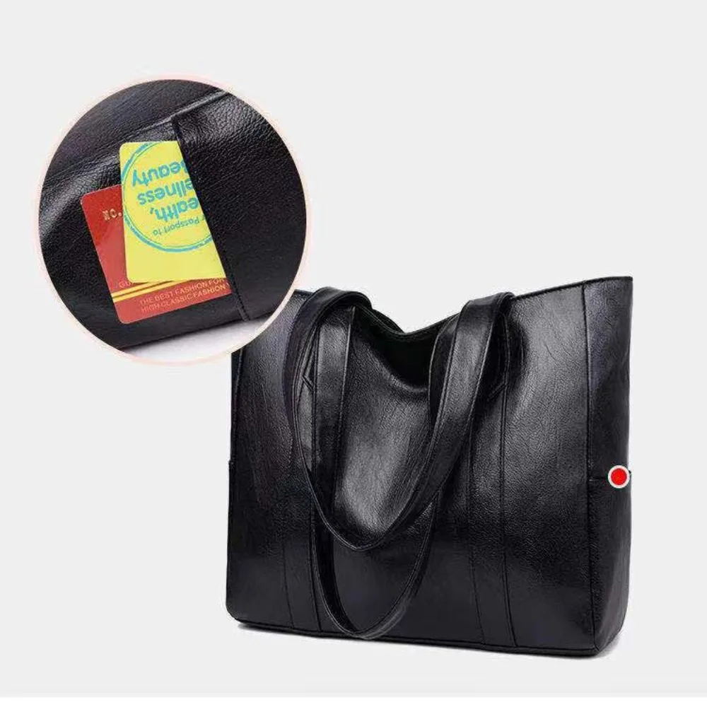 Bolso de pesca vintage de gran capacidad para hombro suave PU - imagen 5