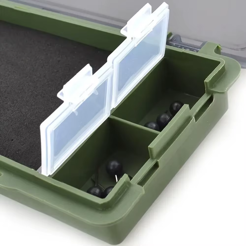 JSFUN Aparejos Pelo Rígido para Carpa – Caja Boilies - imagen 4