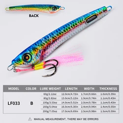 Jig Proberos Vertical 100-200g Ojos 3D con Assist Hook para Lubina