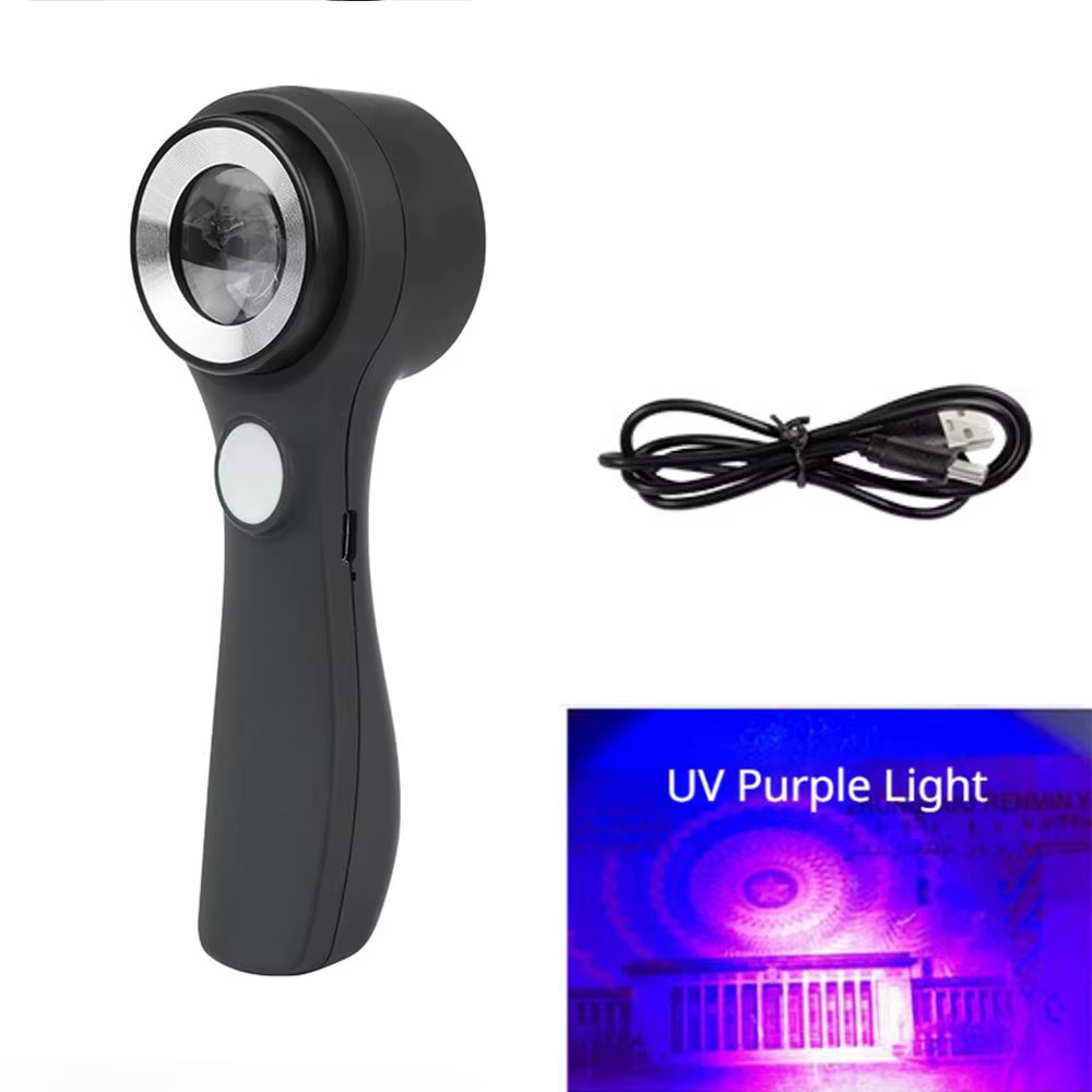Lupa LED UV – inspección de nudos y líneas de pesca - imagen 2
