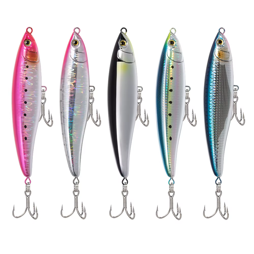 JIGGING PRO Señuelo Lápiz 180mm 75g con anzuelos triples - imagen 3