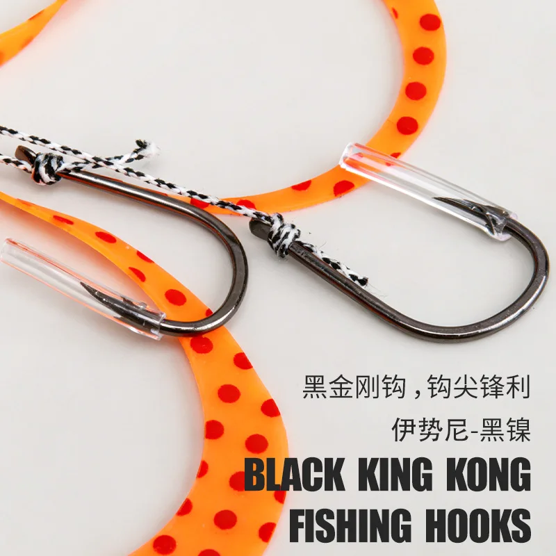 Anzuelos jig head con doble anzuelo cabeza calabaza Blazing Moon - imagen 2
