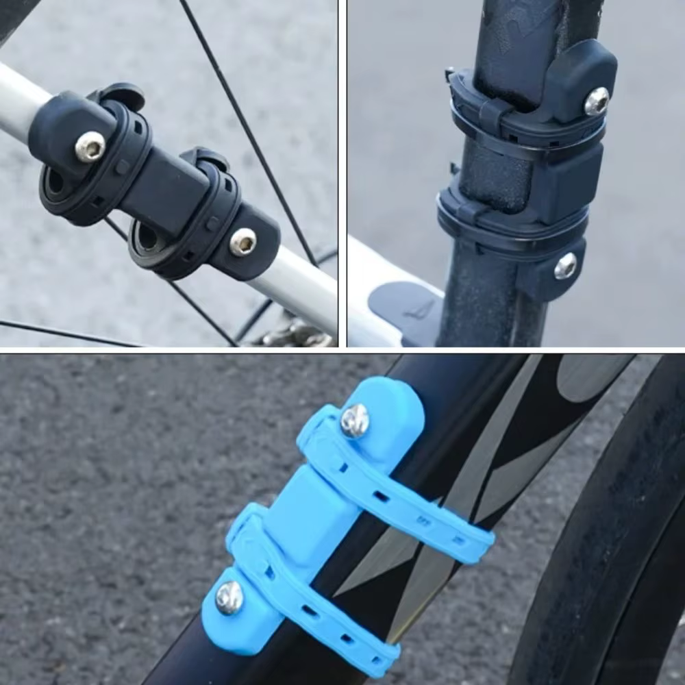 Adaptador plegado y compacto para ciclismo