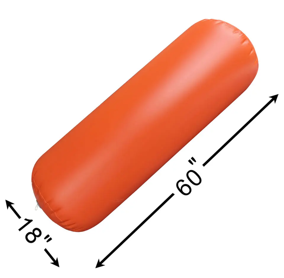 Guardabarros de barco inflable de 18 × 60 pulgadas en uso