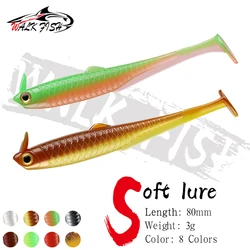 WALK FISH Señuelo shad swimbait cola en T para lucio y lucioperca