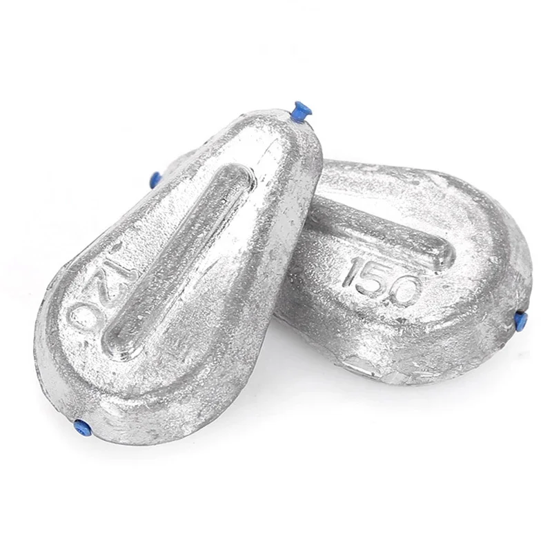 Pesas de plomo planas con tubo – Juego de 20‑60 g para pesca - imagen 3