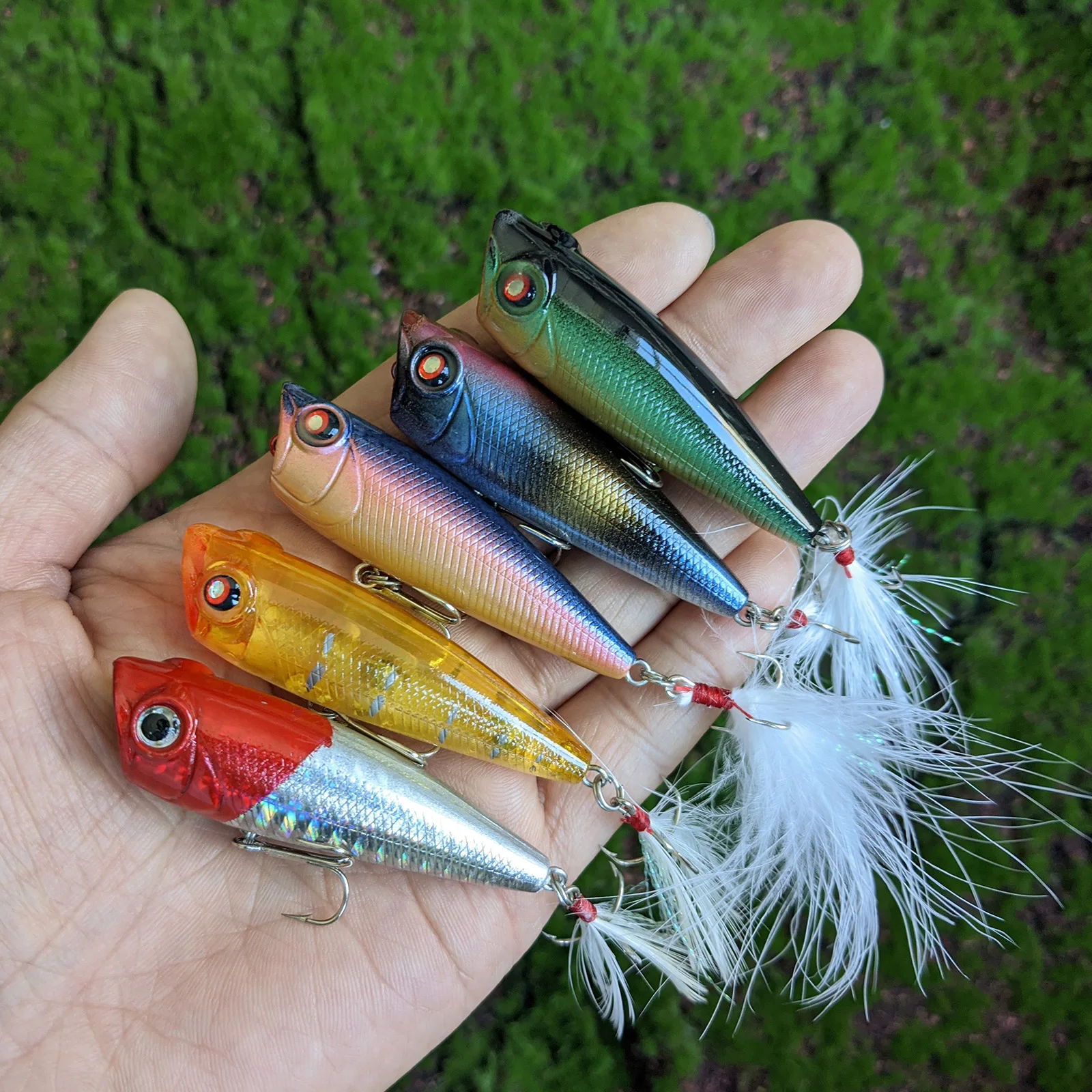 Bolas de acero internas del señuelo