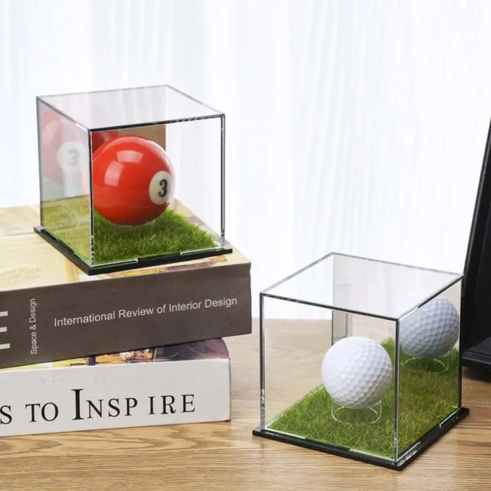 Estuche acrílico transparente para pelotas de golf cuadrado - imagen 4