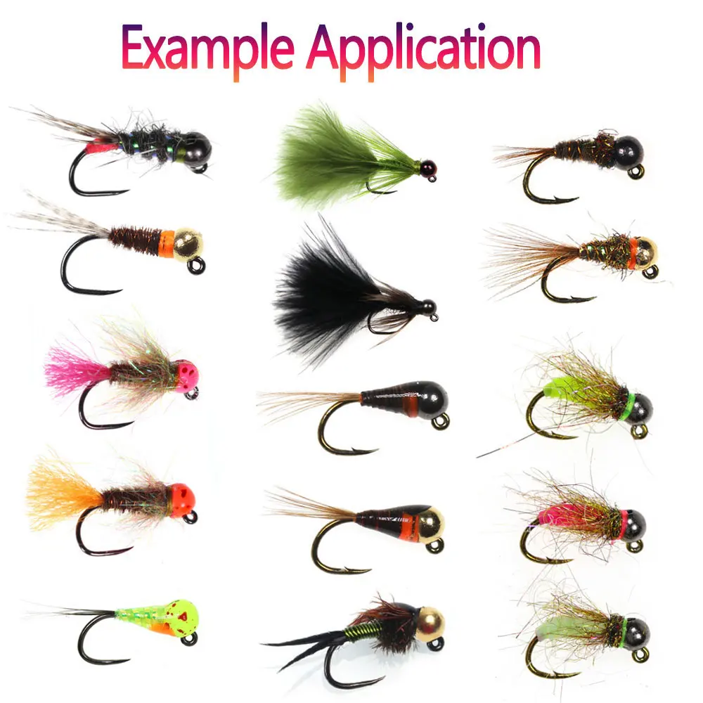 Euro Perdigon cuenta tungsteno para jig ninfa – hundimiento rápido - imagen 2