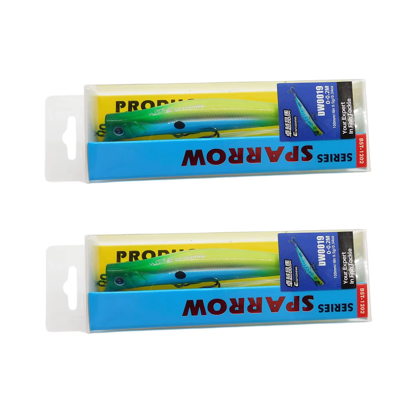 ESFISHING Darter King Popper flotante – Señuelo de superficie - imagen 4