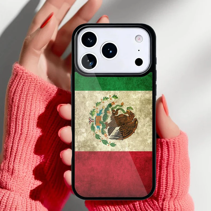 Carcasa con bandera de México – Vista trasera