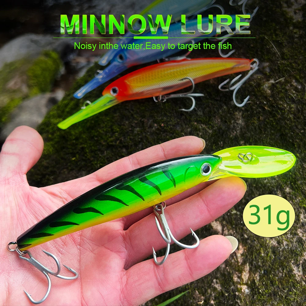Señuelo Crankbait buceo profundo 17cm – Wobbler duro para lubina - imagen 3