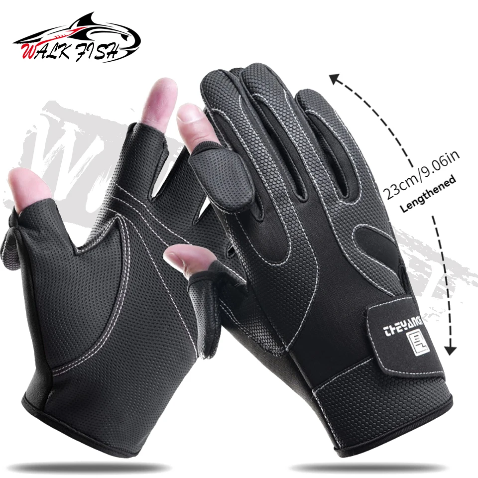 Guantes WALK FISH mostrando uso de pantalla táctil