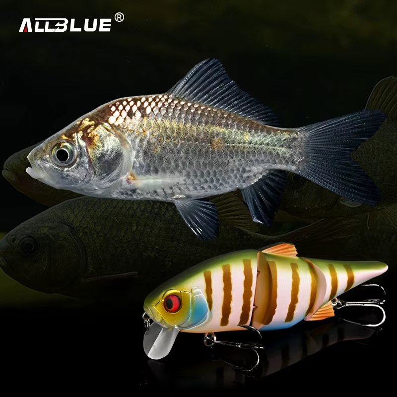ALLBLUE Swimbait 115mm flotante para lucio - imagen 3