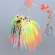 Spinnerbait 11g metálico tipo cuchara para lubina y carpa jigging - imagen 4