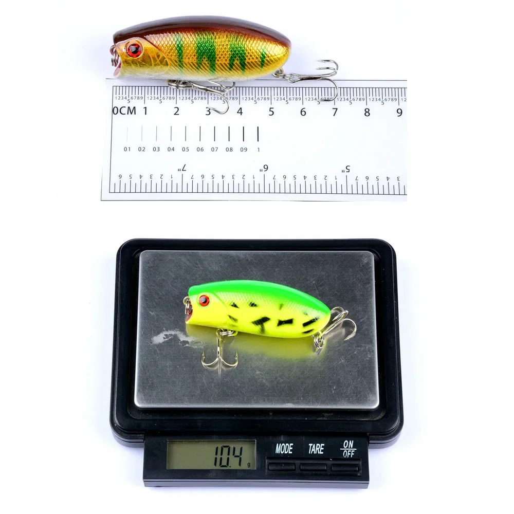 Señuelo Popper de superficie Wobblers topwater para lucio y perca - imagen 5