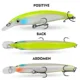 Señuelo Minnow swimbait luminoso biónico de lanzamiento largo - imagen 5