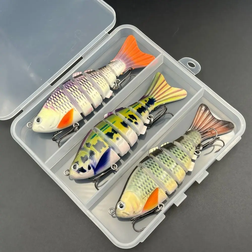 Señuelo flexible hundimiento biónico articulado para pesca - imagen 3
