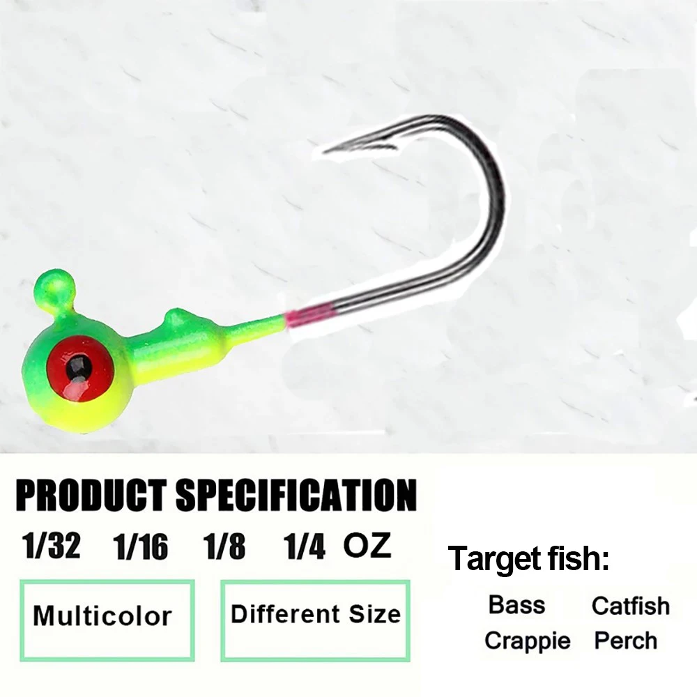 Montaje de soft plastic sobre cabezal jig