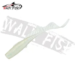 Walk Fish Swimbait Vinilo Cola Larga para Lubina y Lucio