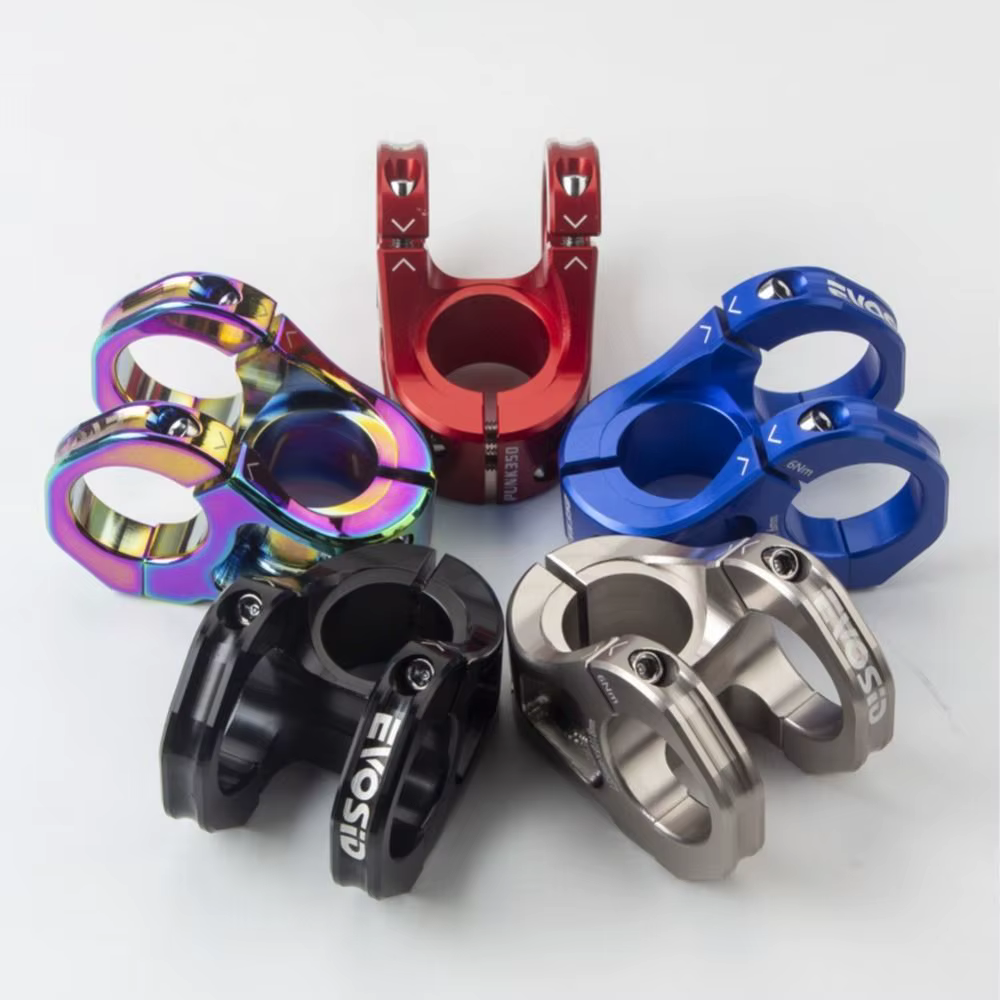 Potencia de manillar CNC ajustable y anodizada para MTB - imagen 4