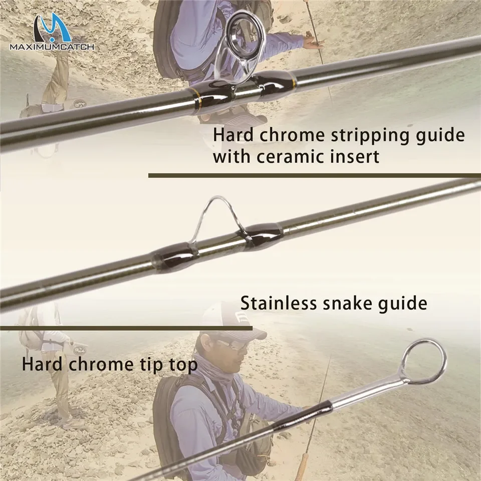 Caña ultraligera MAXIMUMCATCH V-Feather de carbono para precisión - imagen 4