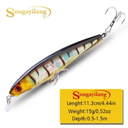 Sougayilang Crankbait Minnow – Señal duro para lubina
