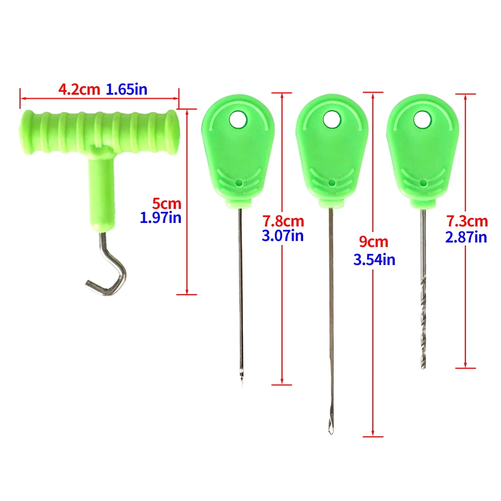 Kit compacto de 4 piezas para pesca de carpa