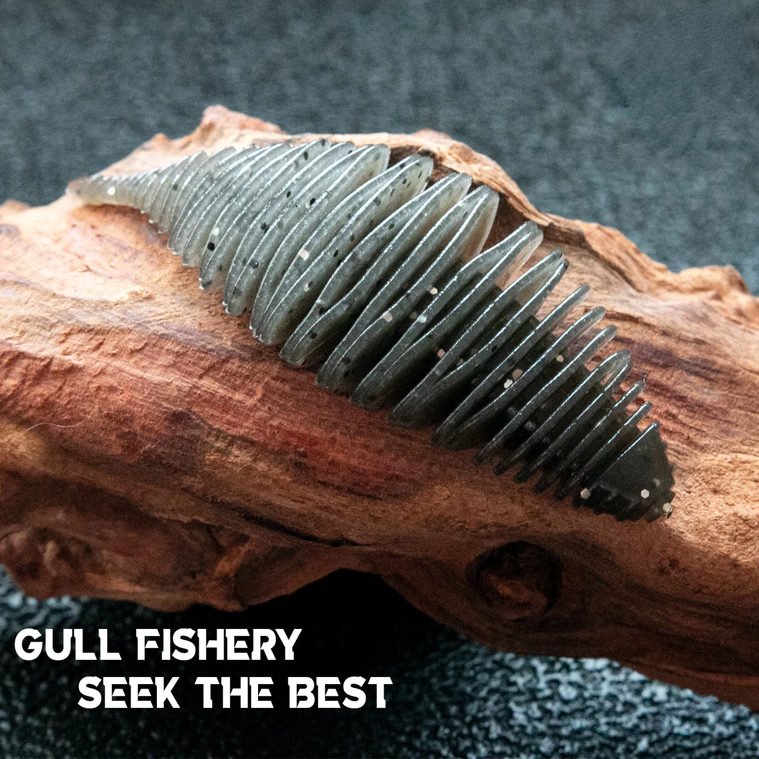 Walk Fish Bellows Gill Señuelo Suave de Silicona para Lubina - imagen 5