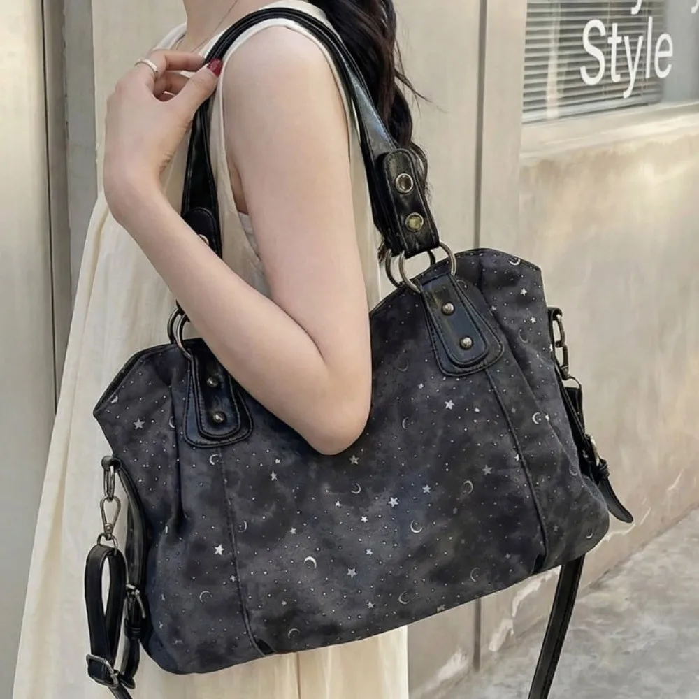 Bolso bandolera de mujer gran capacidad piel sintetica forma estrella - imagen 5