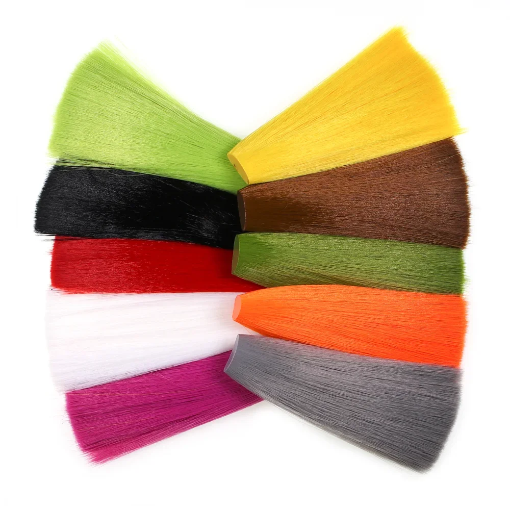 Combinación de Faux Bucktail con otros materiales