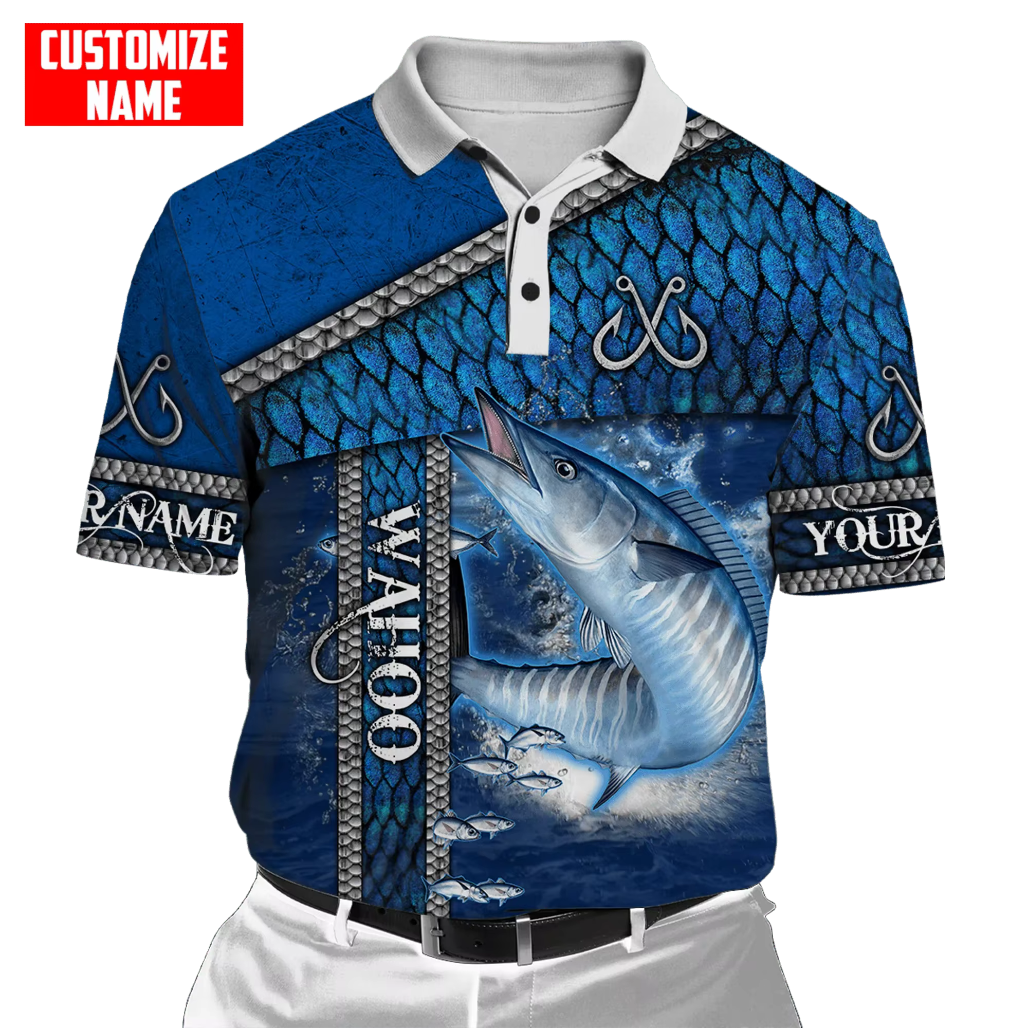 PLstar Cosmos Polo Pesca Wahoo 3D Personalizado - imagen 4