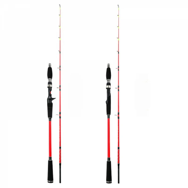 Caña de slow jigging de carbono punta sólida para alta mar