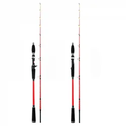 Caña de slow jigging de carbono punta sólida para alta mar