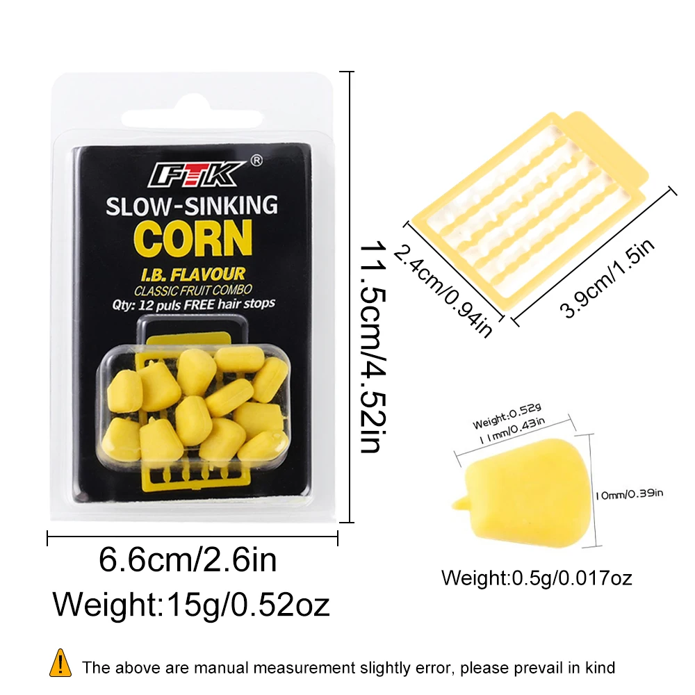 Maíz Artificial de Espuma NGB – Cebo suave para pesca de carpa - imagen 5