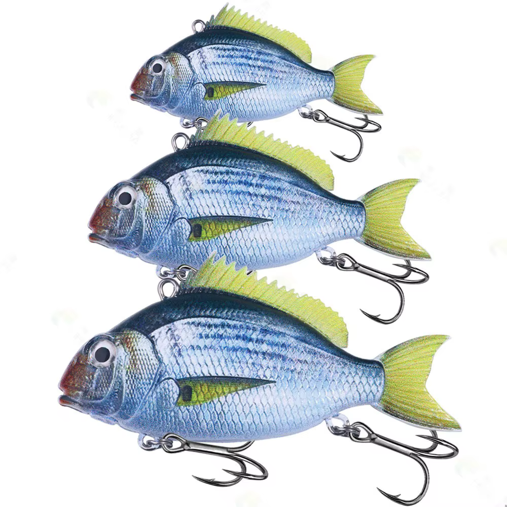 Señuelos VIB vibratorios hundidos para lubina – Diseño realista 6-9cm