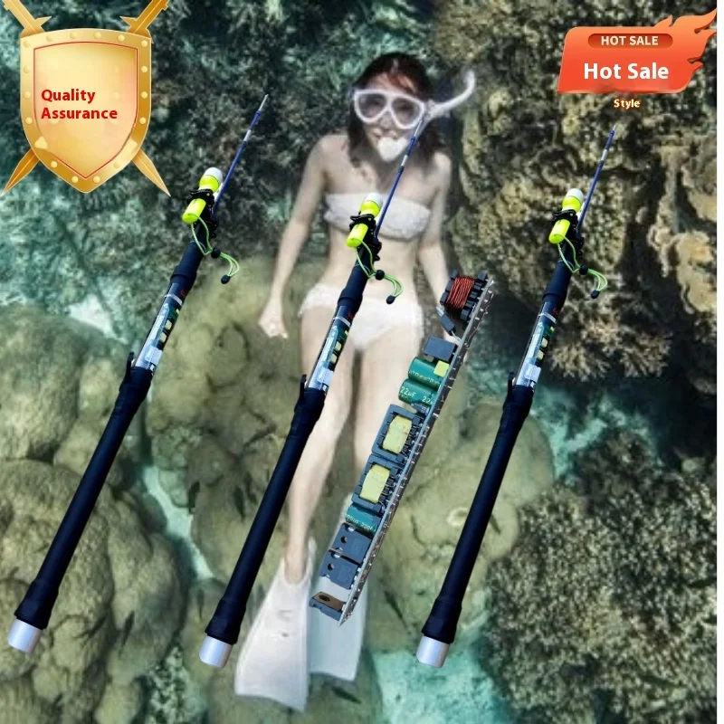 Preventor de tiburones portátil con poste de buceo