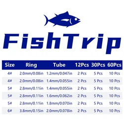 FishTrip Kit Reparación Cañas – Anillas y Puntas de Recambio