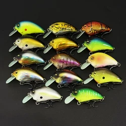 Wobbler crankbait con pala ancha flotante para lucio y lubina