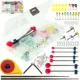 FREE FISHER Jig Head para pesca en hielo con vinilo nadador luminoso - imagen 5