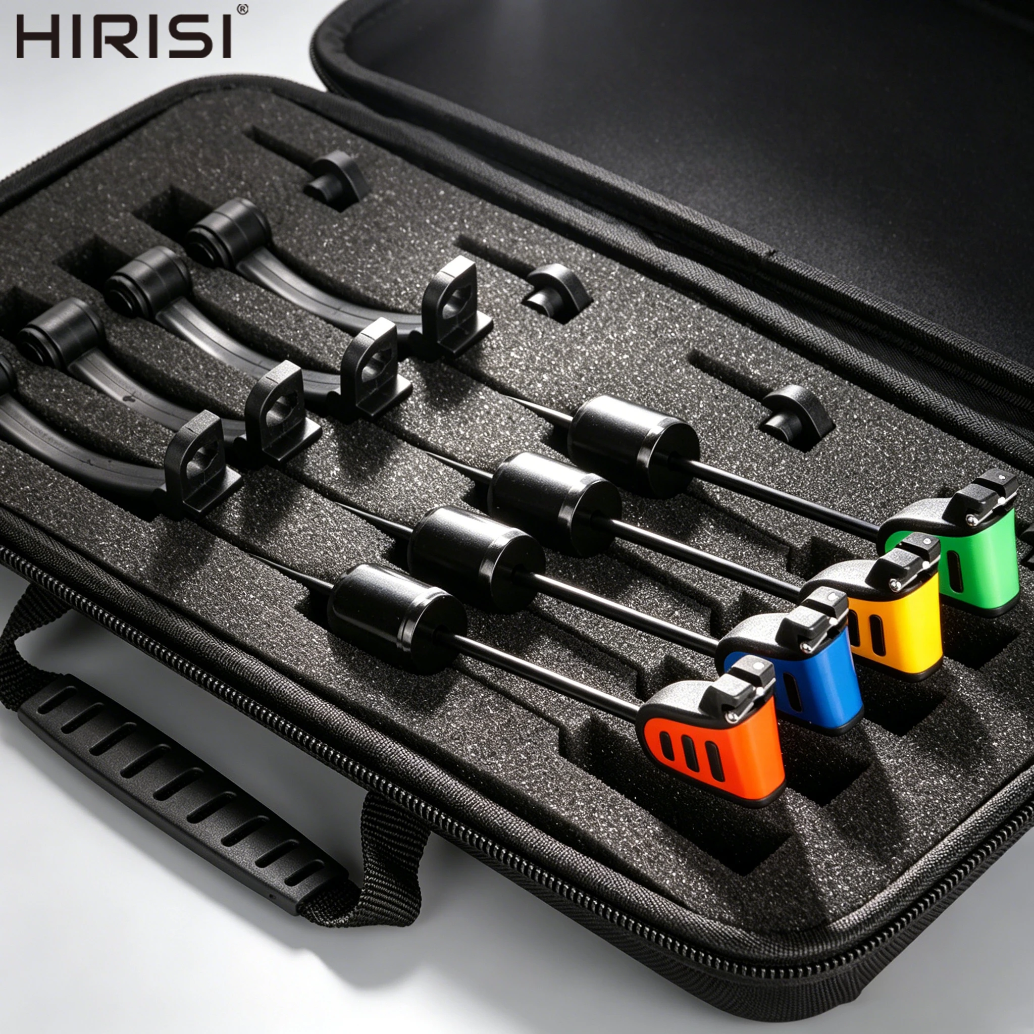 Indicadores de picada LED multicolor para carpa Hirisi con estuche - imagen 5