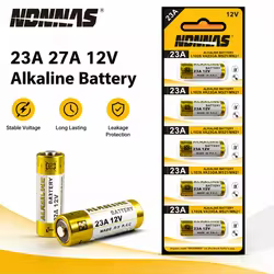 Pilas Alcalinas 23A y 27A 12V – Larga Duración para Mandos y Timbres